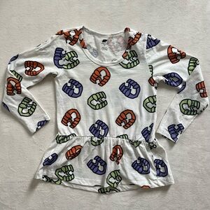 Vampire Fang Print Top